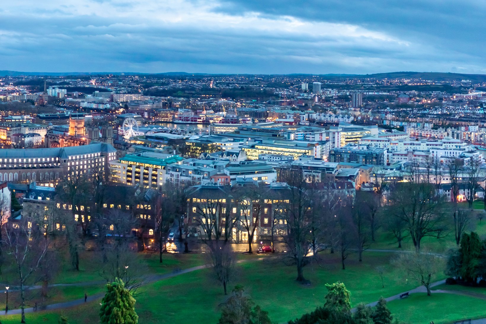 Panoramic view of Bristol