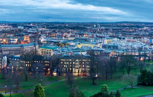 Panoramic view of Bristol
