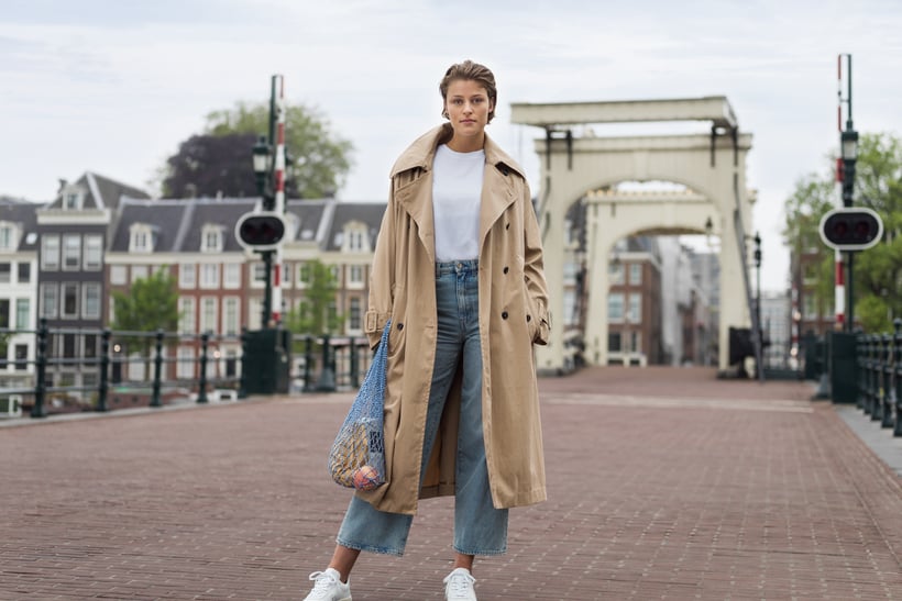 Woman standing on a bridge Woman standing on a bridge